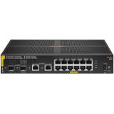 Hewlett Packard Enterprise Aruba 6100 12G Class4 PoE 2G/2SFP+ 139W Managed L3 Gigabit Ethernet (10/100/1000) Power over Ethernet (PoE) 1U Zwart