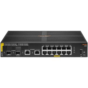 HPE Aruba 6100 12G Class4 PoE 2G2SFP+ 139W Switch - Switch