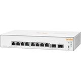 HPE Networking Instant On-Switch-Serie 1930 – Intelligent verwalteter Layer 2+-Ethernet-Switch mit 8-Port Gb | 8X 1G | 2X SFP | EU-Kabel (JL680A#ABB)