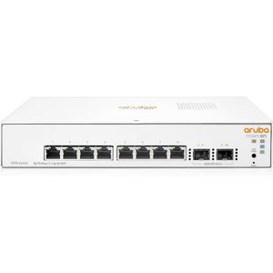POORTEN - Basis-Switch - 8x RJ-45 - Gigabit Ethernet - 254 mm Breedte