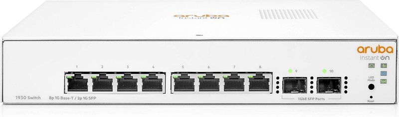POORTEN - Basis-Switch - 8x RJ-45 - Gigabit Ethernet - 254 mm Breedte