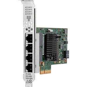 HPE - P21106-B21 - Netwerkkaart - Groen - PCI Express x4 - RJ45
