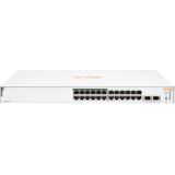 Aruba Instant On 1830 24-Port Gb | 12-Port Class 4 PoE Smart Switch (195W) - 24x 1G | 2X SFP | EU Europe Cord (JL813A#ABB)