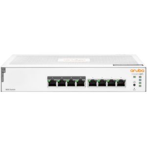 Aruba Instant On 1830 8-Port Gb Smart-Managed Layer 2-switch met PoE | 8X 1G | 4X CL4 PoE (65 W) | Zonder ventilator | EU-kabel (JL811A#ABB)