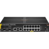 Hewlett Packard Enterprise - CX 6000 - PoE+ Switch - Zwart - 14 Poorten - 139 Watt