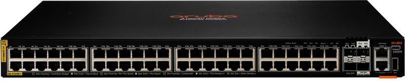 HPE Aruba 6200M - Switch - Zwart - 48G - Gigabit Ethernet