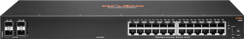 HPE Networking CX6000 Switch 24-Port 1GBase-T 4-Port 1G SFP rackmountfähig