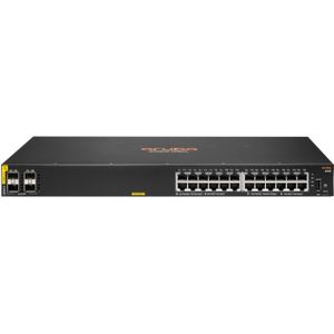 Hewlett Packard Enterprise - Aruba 6000 - Managed L3 Gigabit Ethernet - 24G PoE - 4SFP - 370W