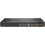 Hewlett Packard Enterprise - HPE Aruba CX 6200F - Switch - 24G Class-4 PoE - 4SFP+