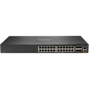 Hewlett Packard Enterprise - HPE Aruba CX 6200F - Switch - 24G Class-4 PoE - 4SFP+