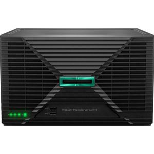 HPE - ProLiant MicroServer Gen11 - Server - Compact - Zwart - Intel Xeon E-2434 - 32 GB