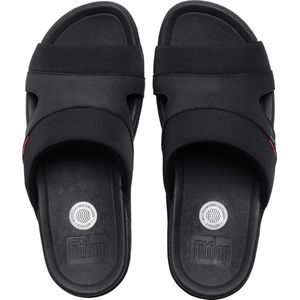 FitFlop - Freeway III - Slipper - Black - Textiel