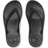 Fitflop Iqushion Ergonomische teenslippers voor dames, Zwart