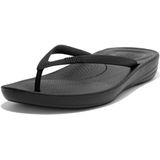 Fitflop Iqushion Ergonomische teenslippers voor dames, Zwart