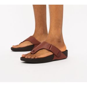 FitFlop - Trakk II - Slippers - Dark Tan - Leer