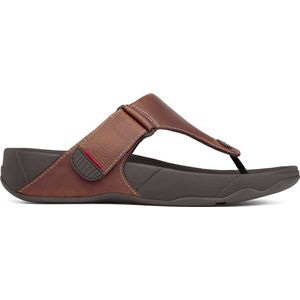 FitFlop - Trakk II - Slipper - Dark Tan - Leer