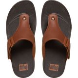 FitFlop - Trakk II - Slippers - Dark Tan - Leer - Verstelbare Bandjes
