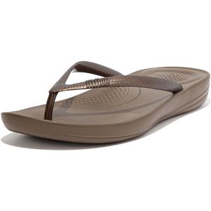FitFlop - IQushion Ergonomic - Teenslippers Dames - Brons - Maat 39