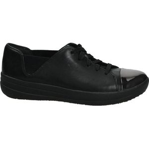 FitFlop Dames Veterschoenen - Zwart
