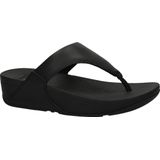 FitFlop Lulu™ Leather Toepost Black-Schoenmaat 36
