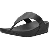 FitFlop Lulu™ Leather Toepost Black-Schoenmaat 36