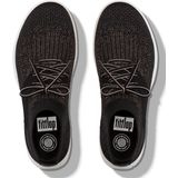 FitFlop - Uberknit Slip-On High Top Sneaker - Sneaker laag gekleed - Dames - Maat 36 - Zwart;Zwarte - J30-501 -Black/Bronze Metall