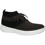 FitFlop - Uberknit™ Slip-On High Top Sneaker - Zwart - Textiel
