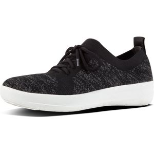 FitFlop F-Sporty Uberknit Sneakers Poly nylon ZWART