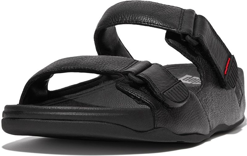 FitFlop Gogh Moc Slide In Leather Men ZWART