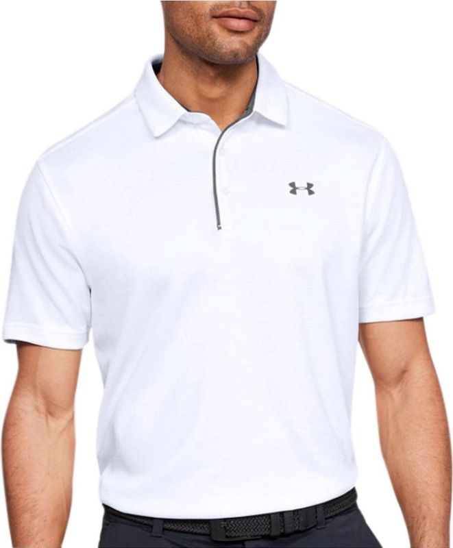Under Armour - Tech Polo T-shirt - Zwart - 100% Polyester