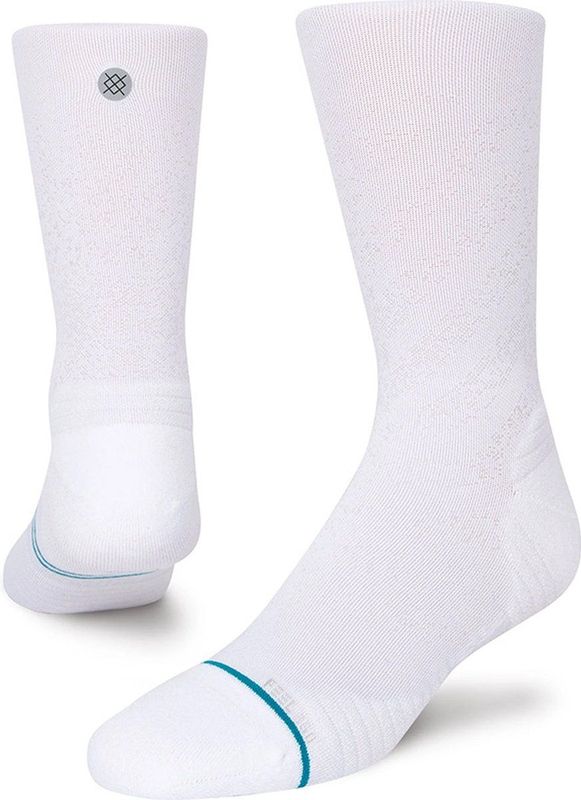 Stance - Run Light Crew - Sportsokken - Wit - Lichte Demping