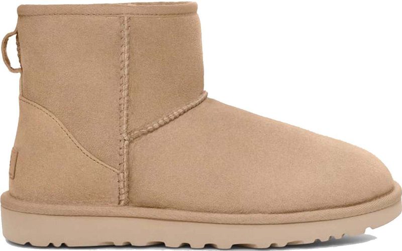 UGG - Classic - Enkellaarsjes - Bruin - Schapenvacht/Suède