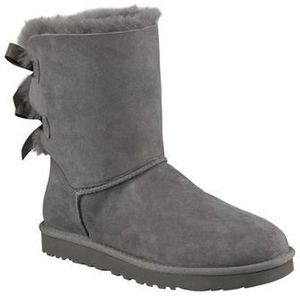 UGG® Bailey Bow II-laars voor dames  in Grey, Maat 38, Wol