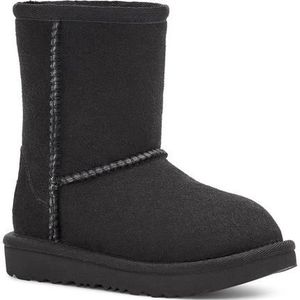 Gevoerde laarzen Classic II UGG. Leer materiaal. Maten 27 1/2. Zwart kleur