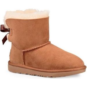 UGG - Mini Bailey Bow ll - Enkellaarsjes - Chestnut - Teddy