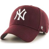 47 Brand New York Yankees MVP Cap B-MVP17WBV-KMA, Unisex, Kastanjebruin, Pet, maat: One size