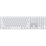 Apple Magic Keyboard met numeriek toetsenblok: Bluetooth, oplaadbaar. Werkt met Mac, iPad of iPhone; Amerikansk Engelsk, zilver
