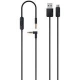 Beats Studio3 Over Ear koptelefoon Bluetooth, Kabel Stereo Blauw Noise Cancelling Vouwbaar, Volumeregeling
