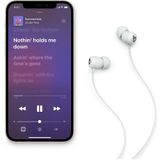 Beats Flex Draadloze hoofdtelefoon, Apple W1 chip voor hoofdtelefoon en hoofdtelefoon, magnetische hoofdtelefoon, Bluetooth, klasse 1, 12 uur luistertijd, asgrijs