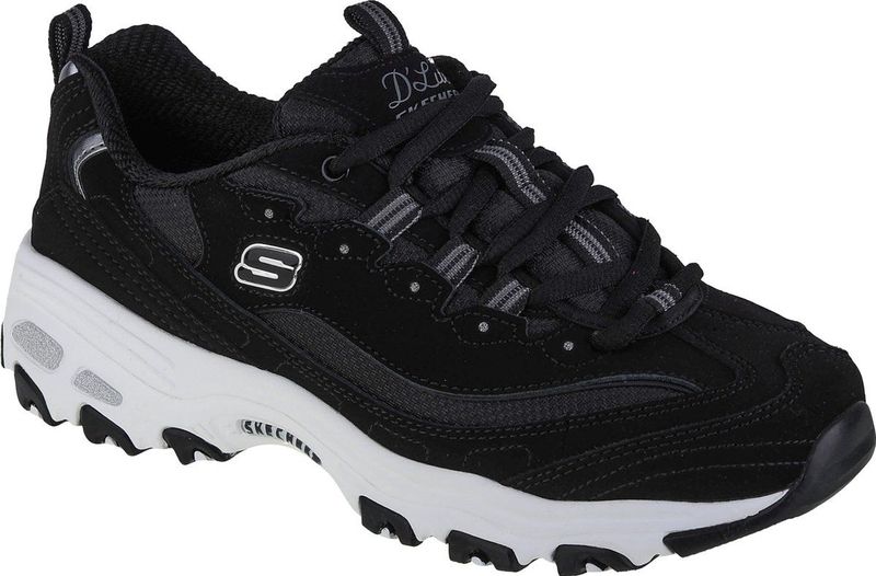 Skechers - Sneakers - Zwart - Nubuck