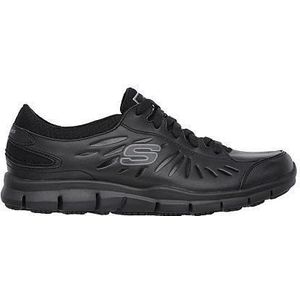 Skechers Eldred veiligheidsschoenen voor dames, Zwart Blk