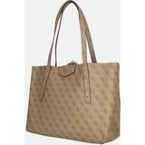 Guess Eco Brenton Dames Shopper - Latte Logo - One Size