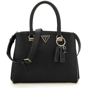 Guess, Tassen, Dames, Zwart, ONE Size, Noelle Girlfriend Satchel