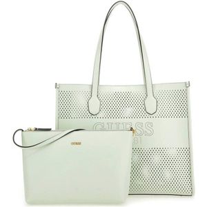 GUESS Schoudertas Katey Perf Tote Mint Mintgroen