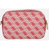 Guess Izzy crossbody tas magenta logo