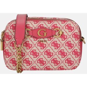 GUESS Schoudertas Izzy Camera Bag Magenta Logo Paars