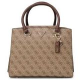 Guess Noelle Handtas 34 cm latte logo-brown