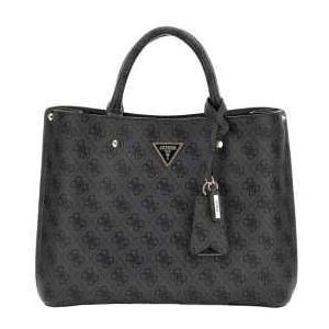 Guess Meridian Handtas 32 cm coal logo