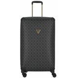 Guess Wilder 4 wielen Trolley 70 cm met uitbreidingsplooi charcoal