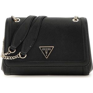 Guess Noelle Convertible Crossbody Flap - Black ONE